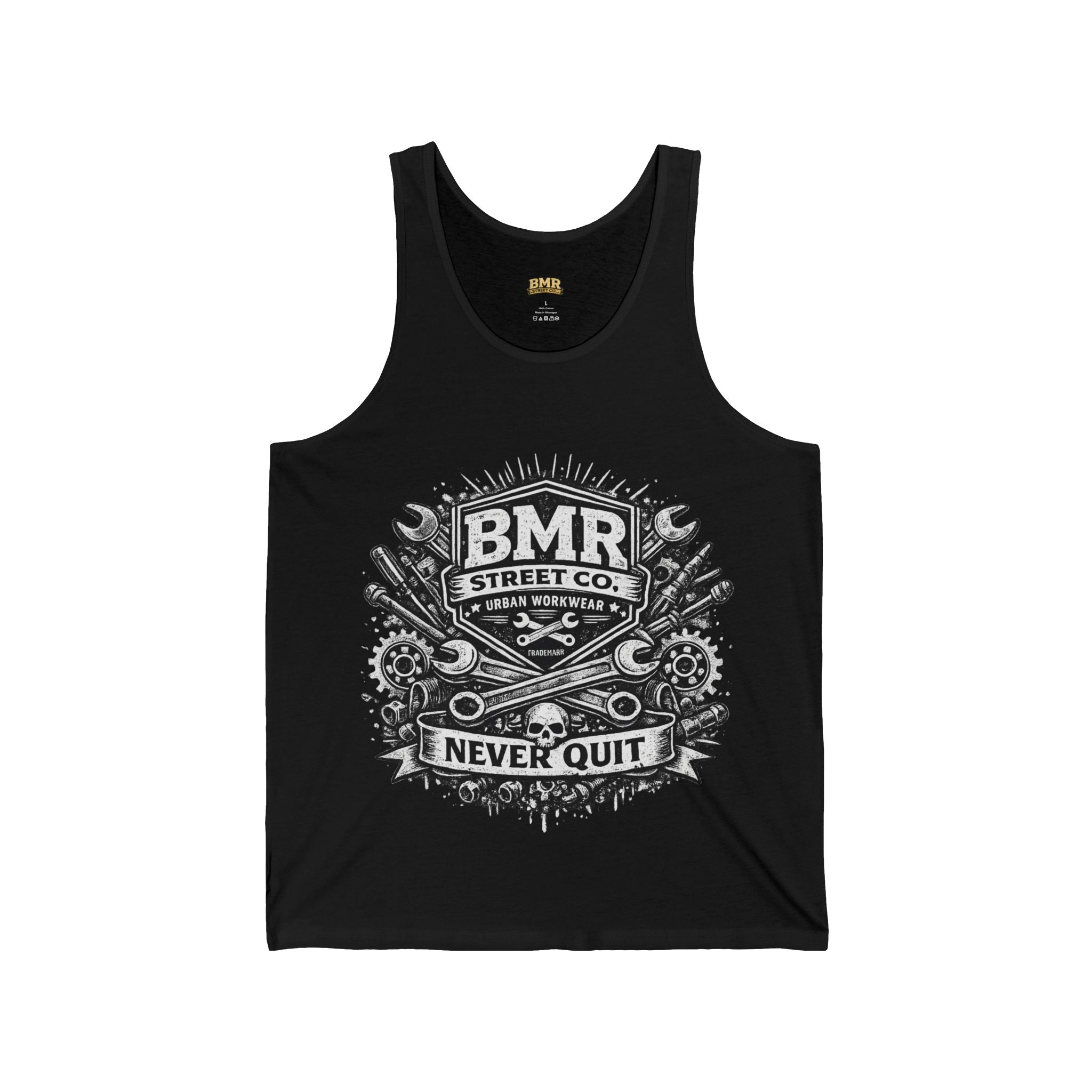 BMR Street Co. 'Never Quit' Mechanic Emblem Tank