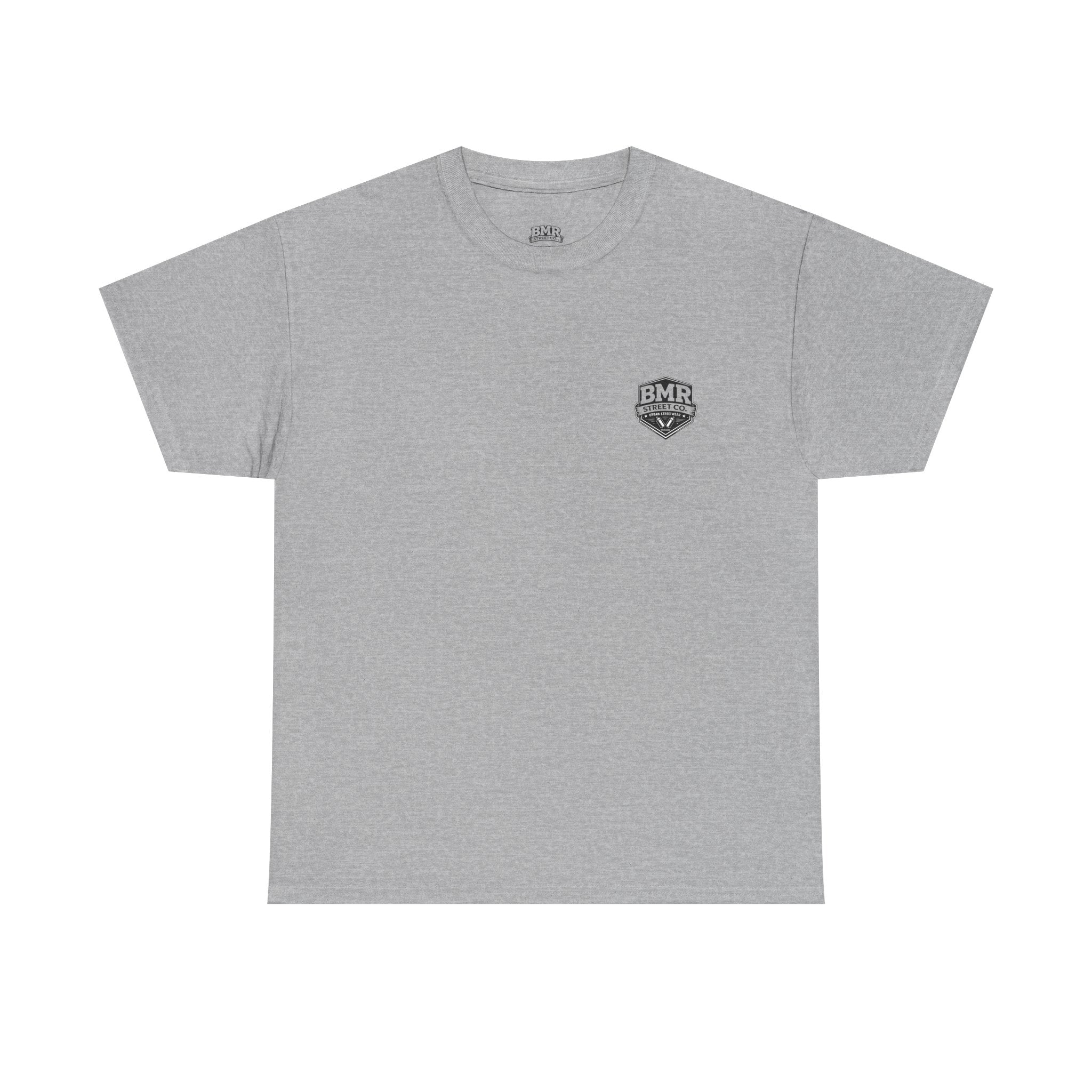 BMR Shield Logo T‑Shirt — Minimal Chest Emblem Tee