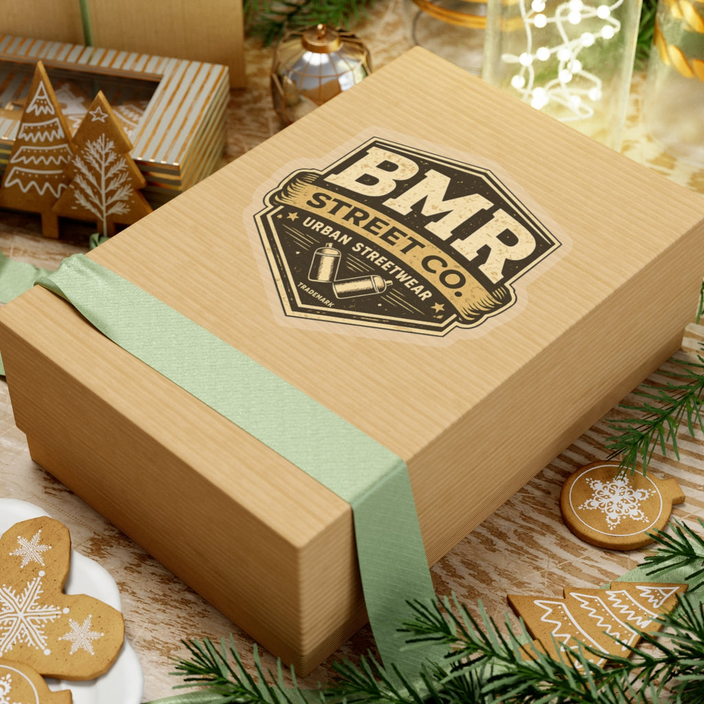 BMR Street Co. Vintage Logo Sticker — Urban Streetwear Kiss-Cut Decal