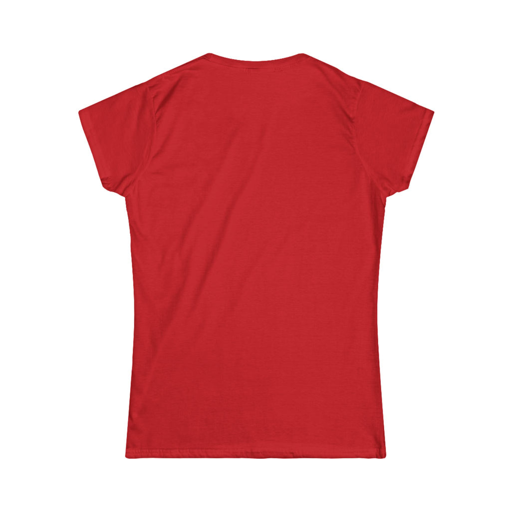 Women’s Softstyle Tee — Small Chest Logo Casual Graphic T-Shirt