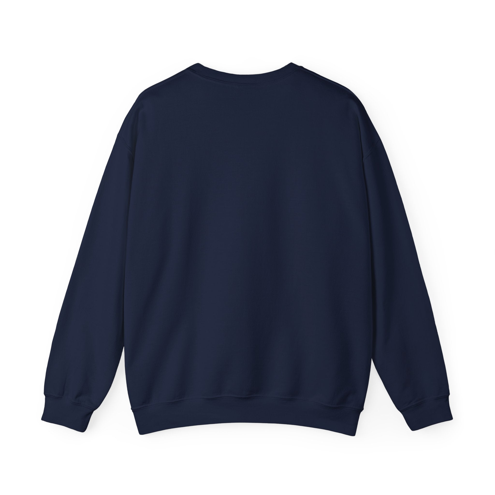 BMR Vintage Crest Crewneck Sweatshirt — White Casual Logo Pullover