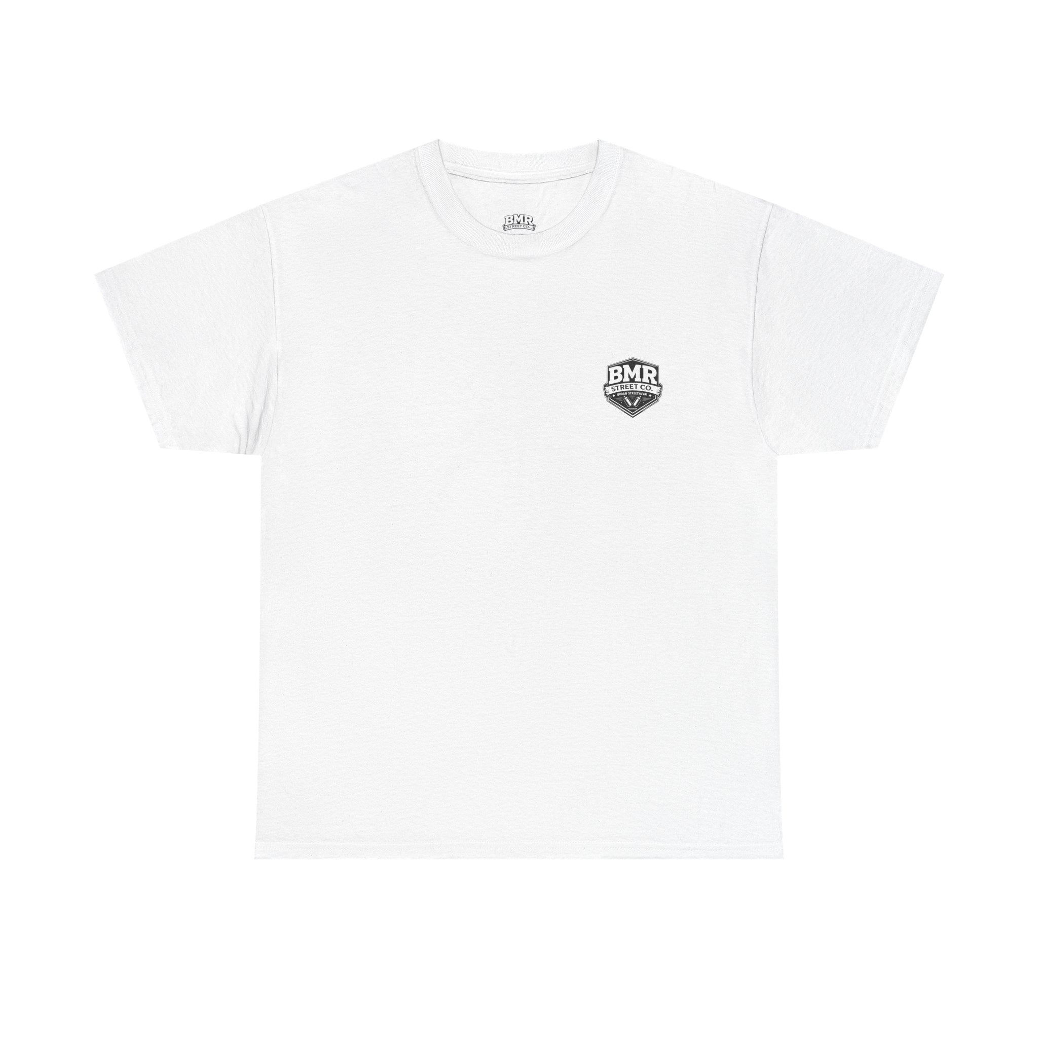 BMR Shield Logo T‑Shirt — Minimal Chest Emblem Tee
