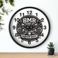 Never Quit Wall Clock — BMR Street Co. Skull & Wrench Garage Decor