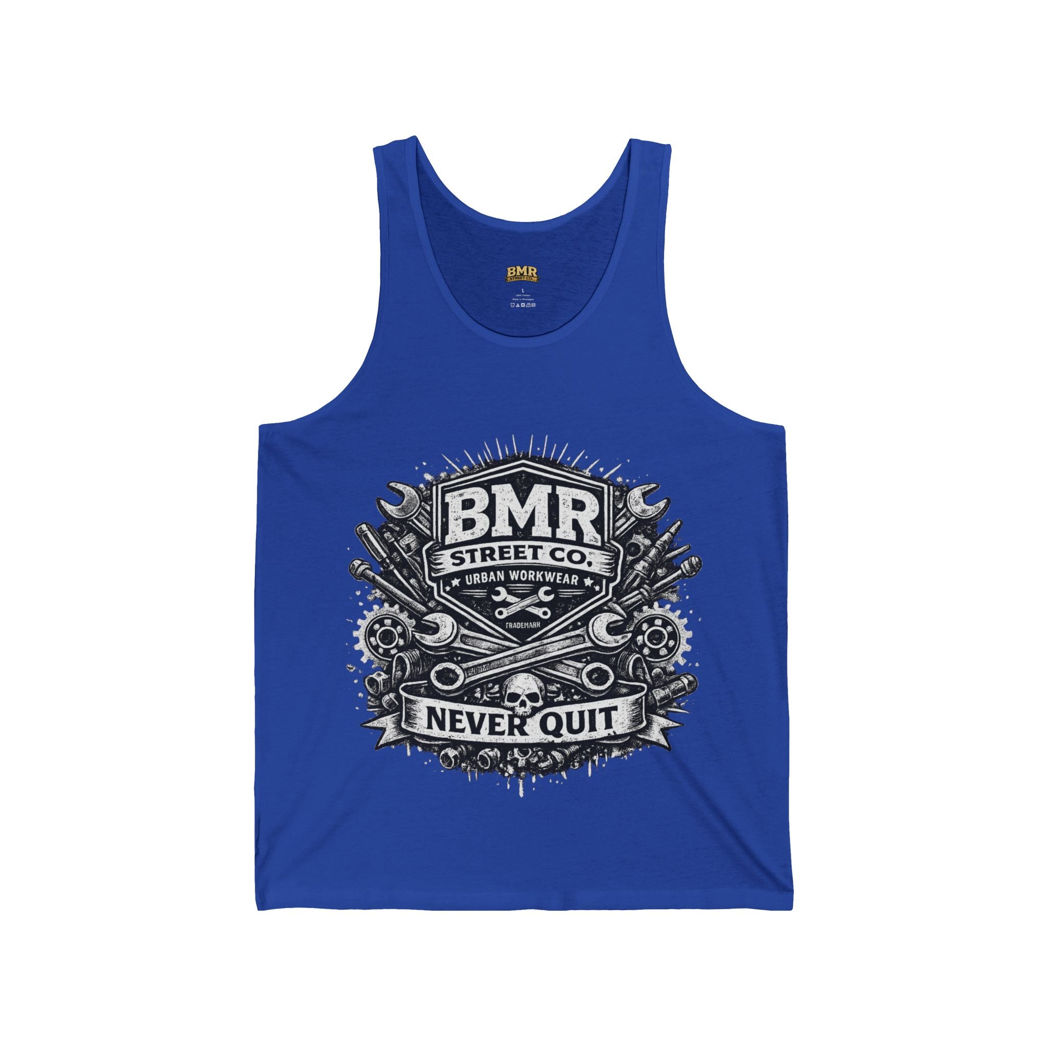 BMR Street Co. 'Never Quit' Mechanic Emblem Tank