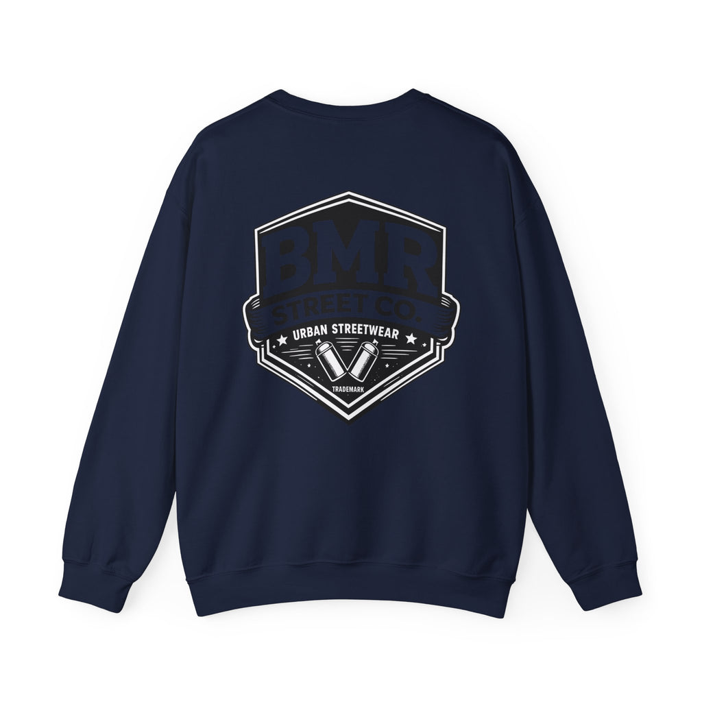 Crewneck Sweatshirt — BMR Street Co. Urban Logo Pullover