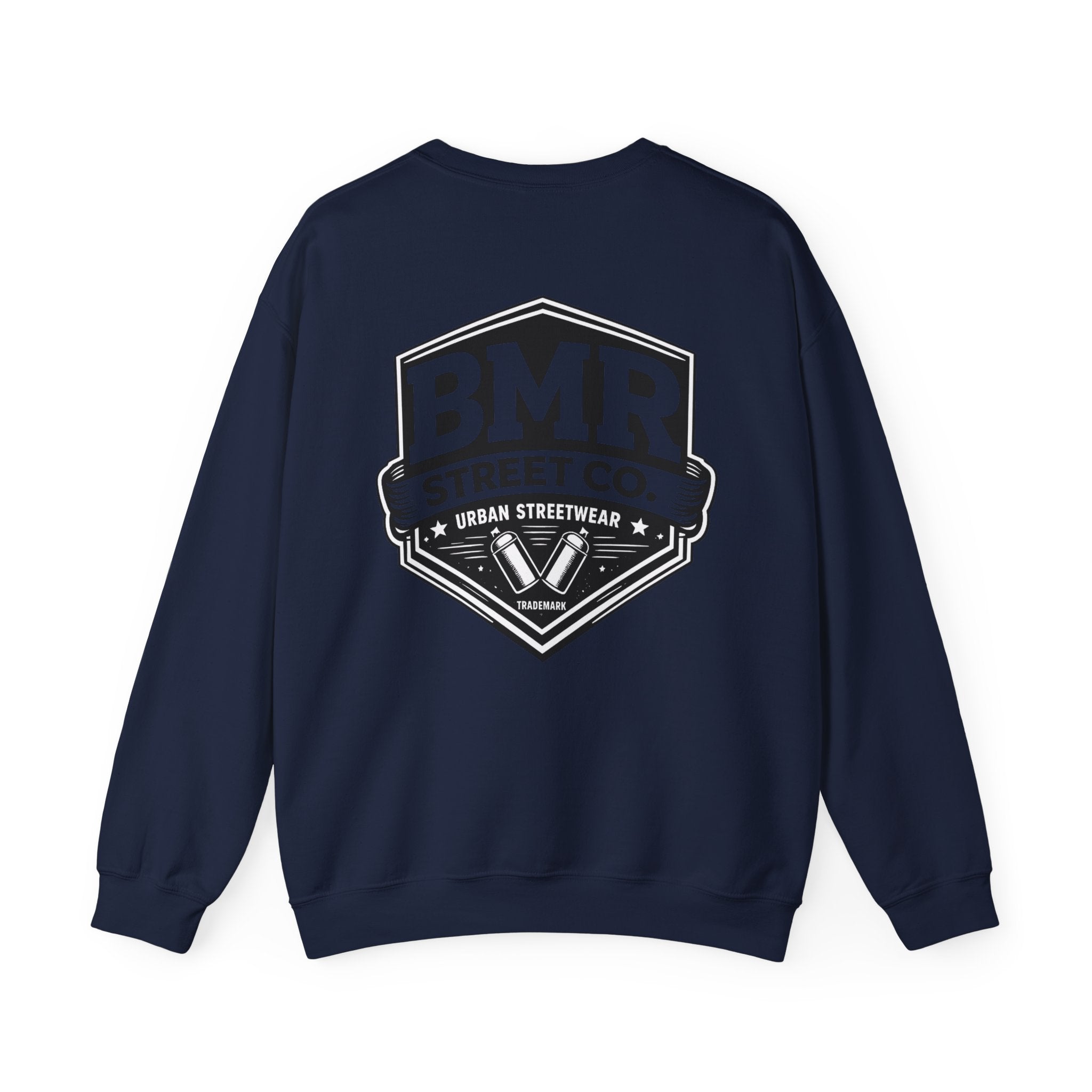 Crewneck Sweatshirt — BMR Street Co. Urban Logo Pullover
