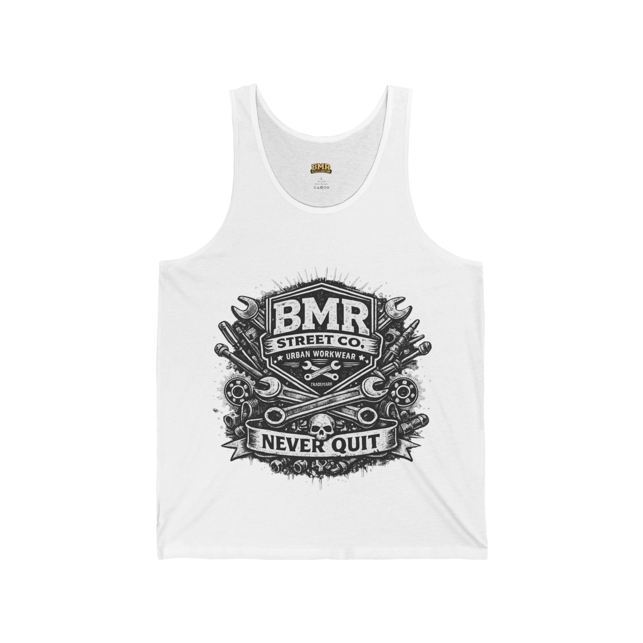 BMR Street Co. 'Never Quit' Mechanic Emblem Tank