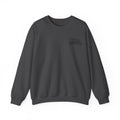 BMR Vintage Crest Crewneck Sweatshirt — White Casual Logo Pullover