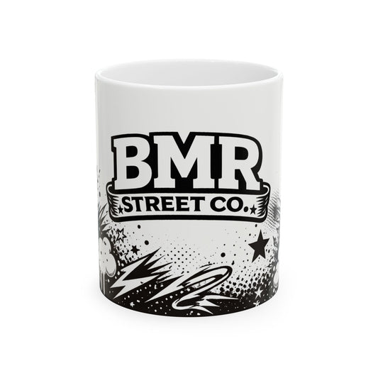 BMR Street Co. Black & White Graphic Ceramic Mug (11oz/15oz)
