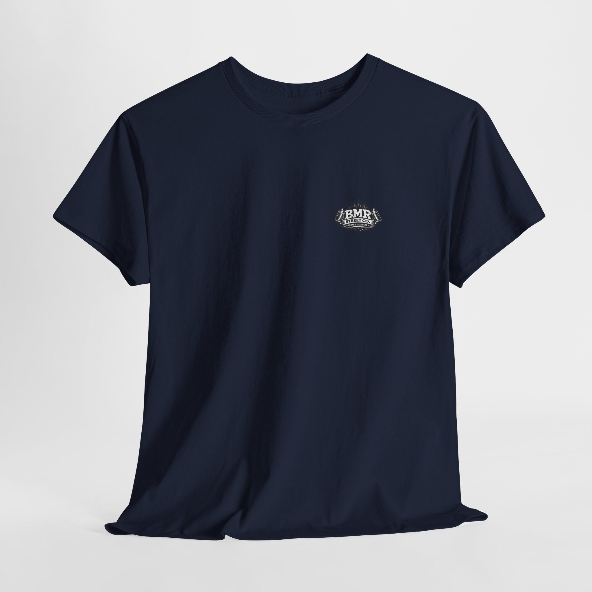 Vintage Skate Patch T-Shirt — Small Chest Logo Tee