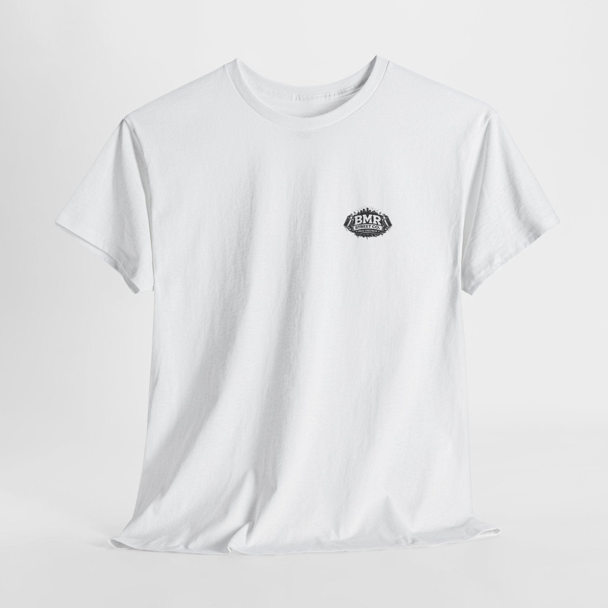 Vintage Skate Patch T-Shirt — Small Chest Logo Tee