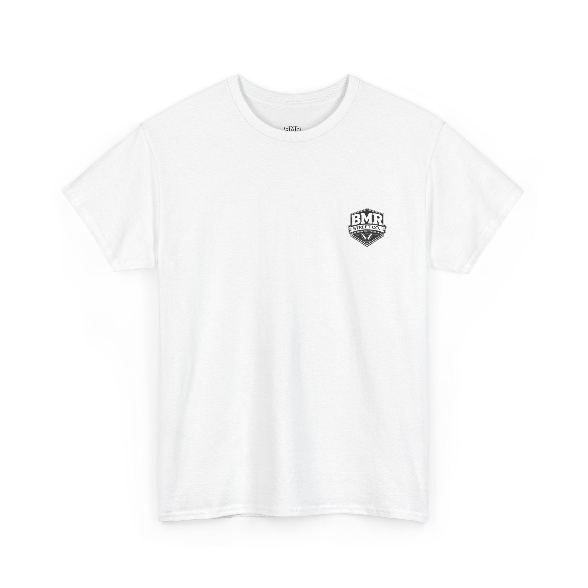 BMR Shield Logo T‑Shirt — Minimal Chest Emblem Tee