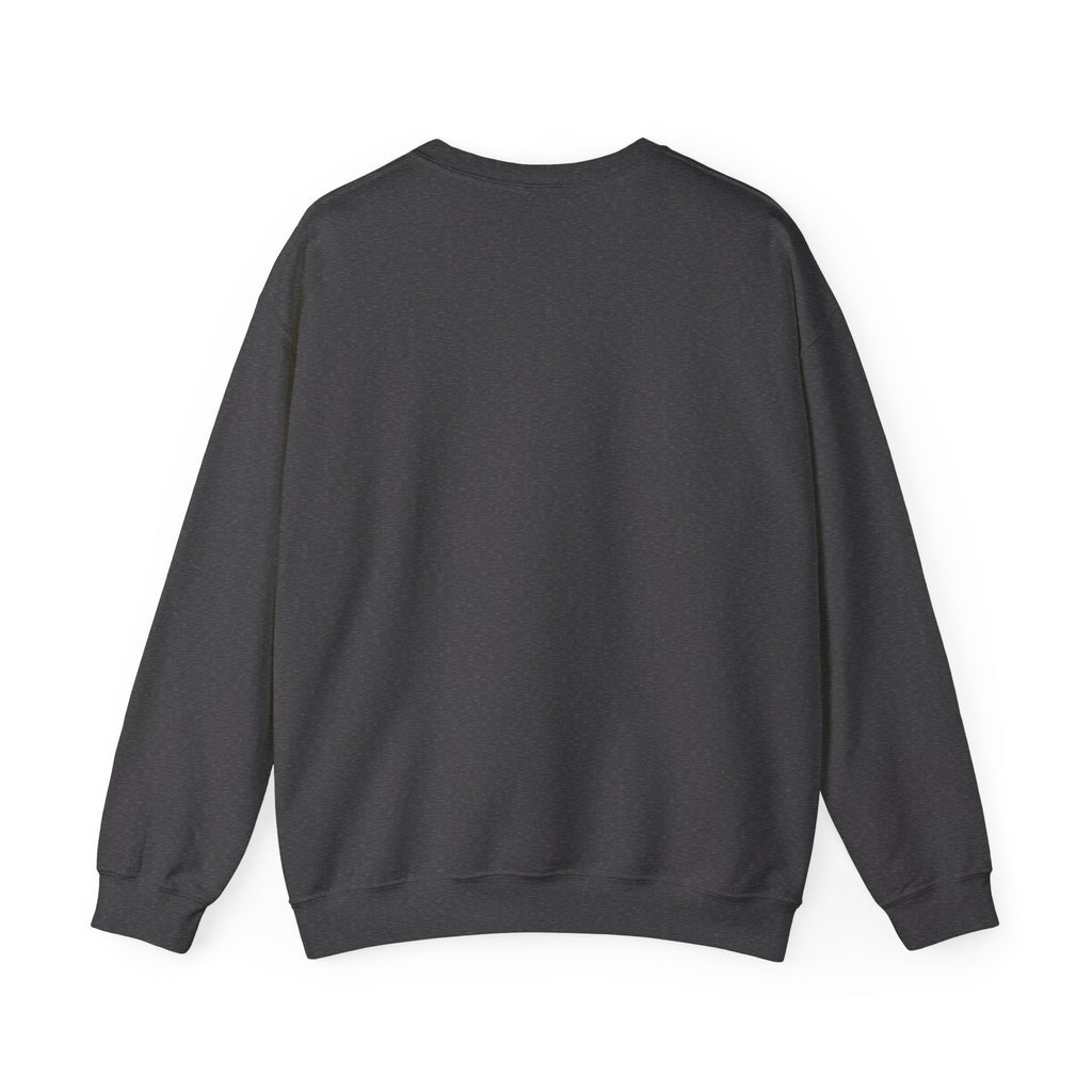 BMR Vintage Crest Crewneck Sweatshirt — White Casual Logo Pullover
