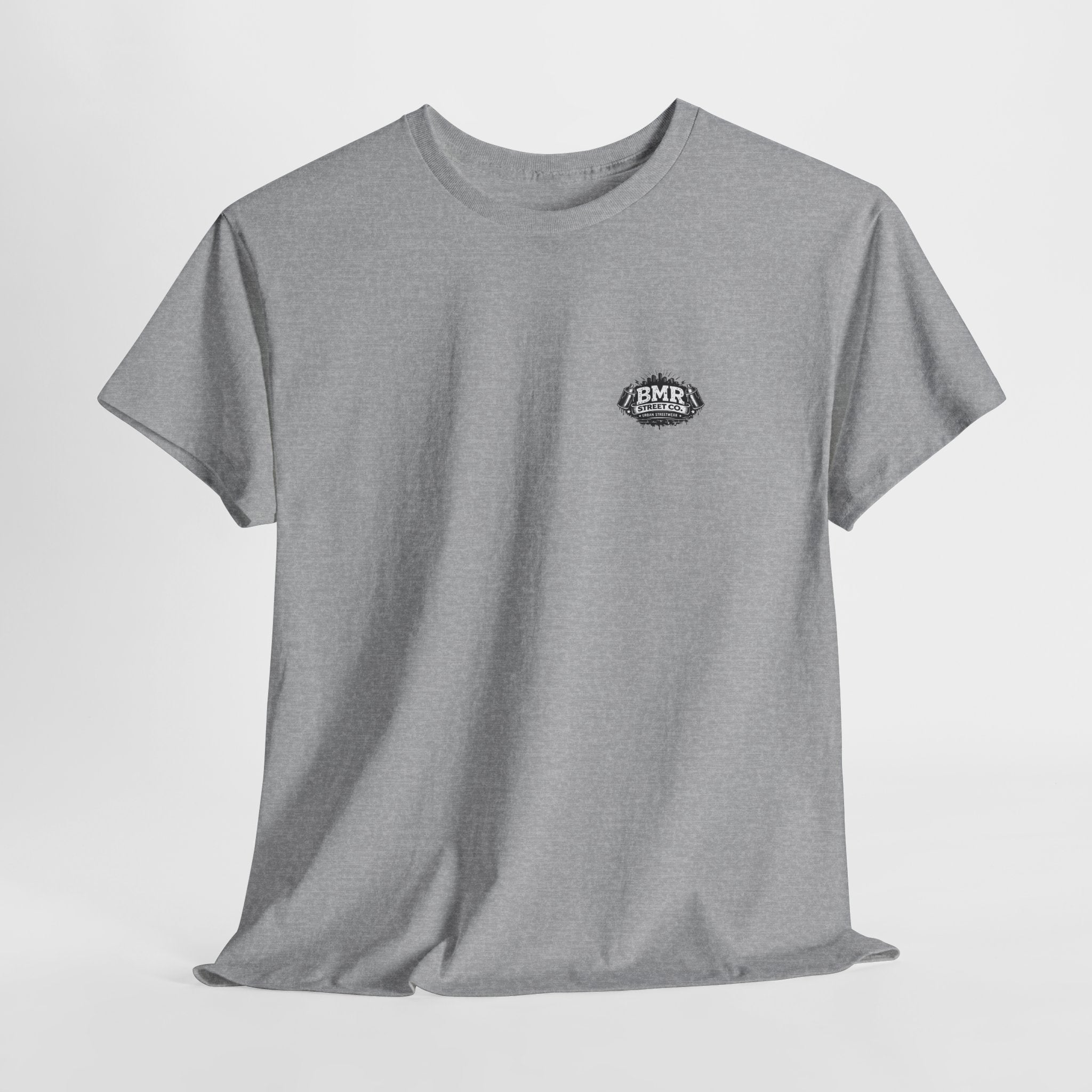 Vintage Skate Patch T-Shirt — Small Chest Logo Tee