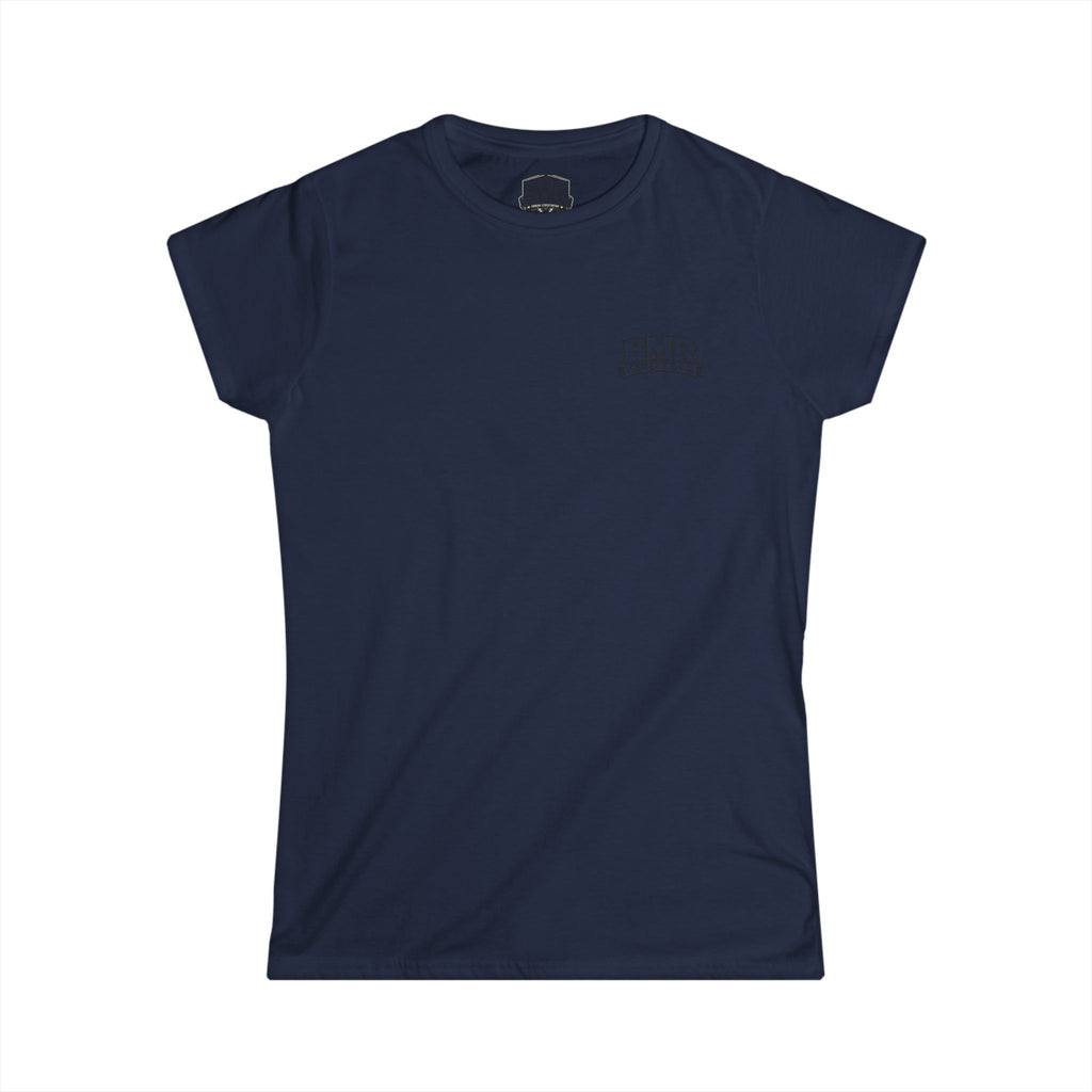 Women’s Softstyle Tee — Small Chest Logo Casual Graphic T-Shirt