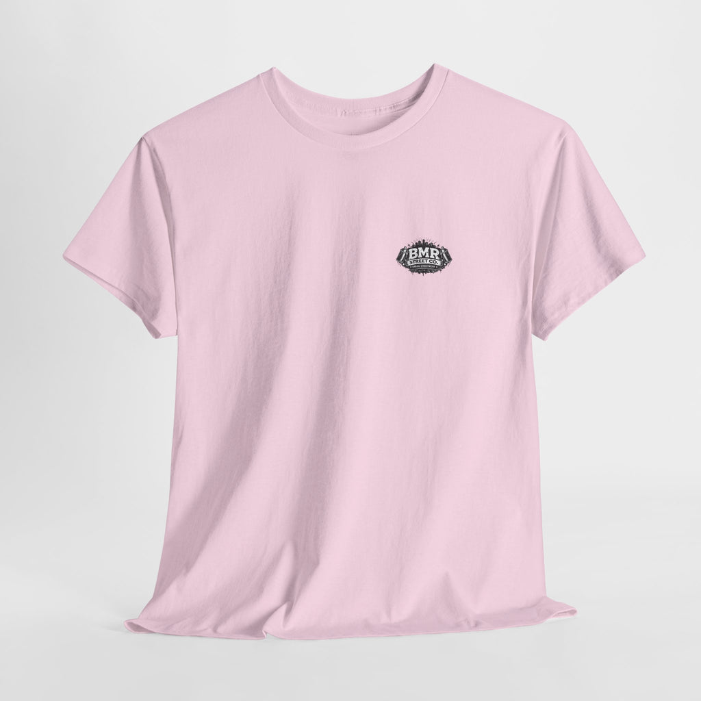 Vintage Skate Patch T-Shirt — Small Chest Logo Tee