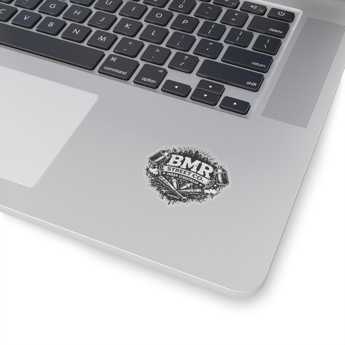 BMR Street Co. Urban Streetwear Kiss-Cut Sticker — Graffiti Spray Can Logo Decal