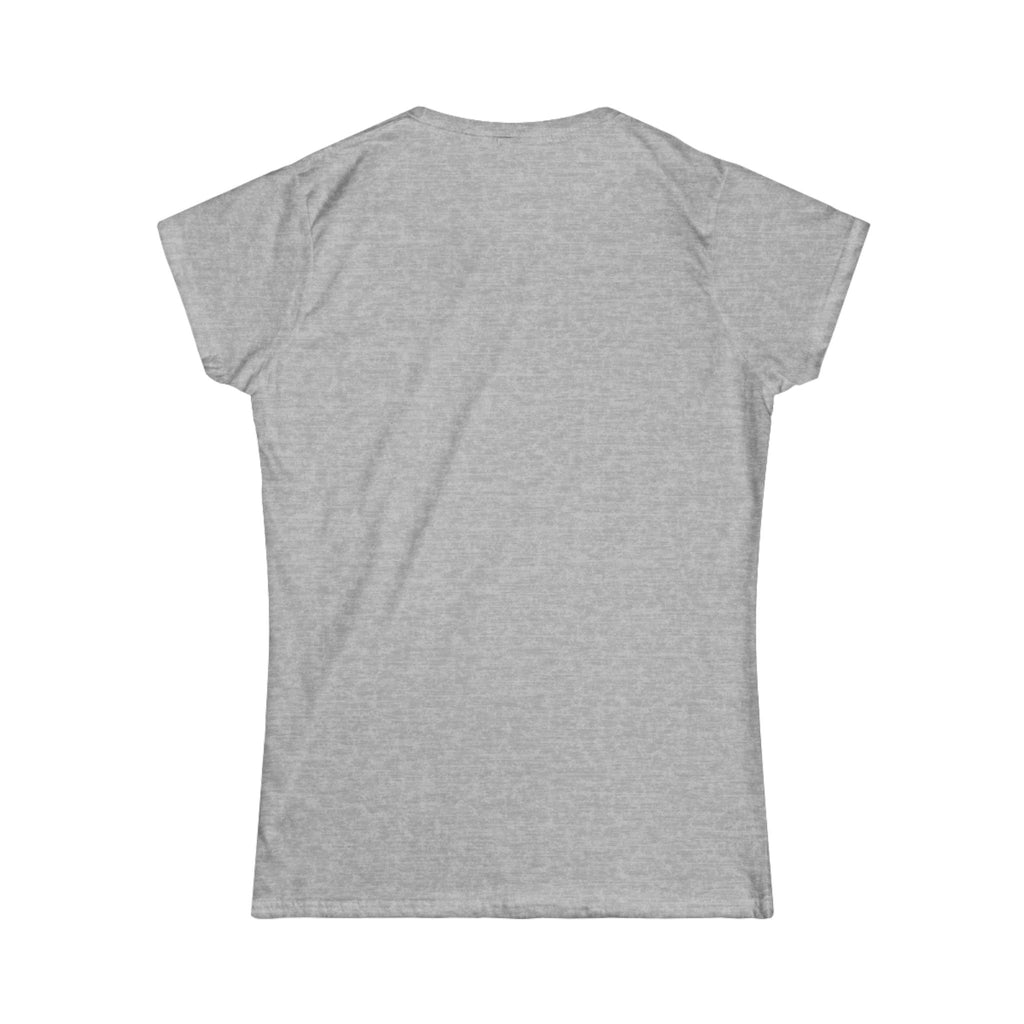 Women’s Softstyle Tee — Small Chest Logo Casual Graphic T-Shirt