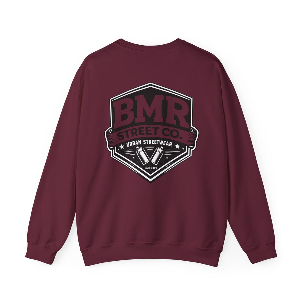 Crewneck Sweatshirt — BMR Street Co. Urban Logo Pullover