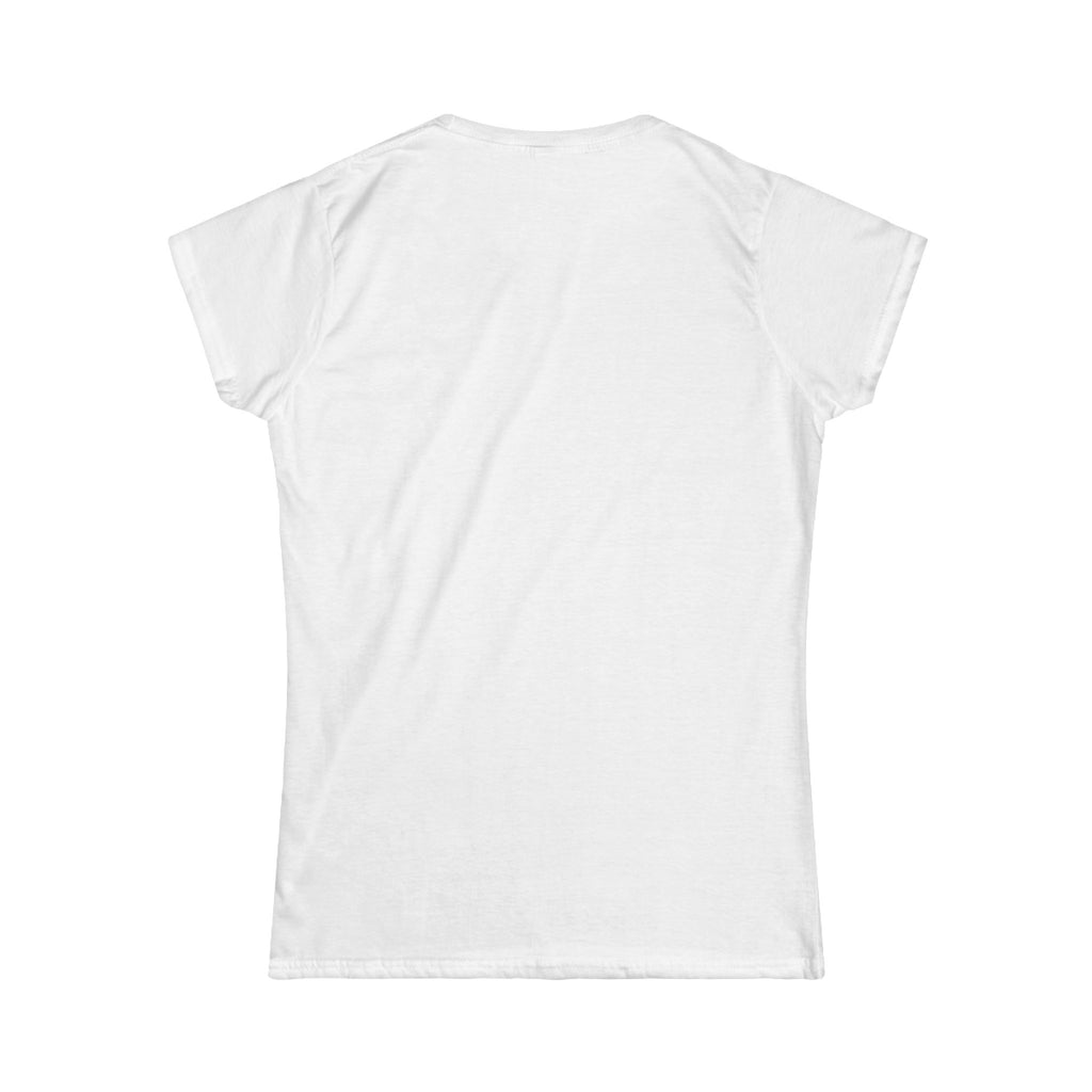 Women’s Softstyle Tee — Small Chest Logo Casual Graphic T-Shirt
