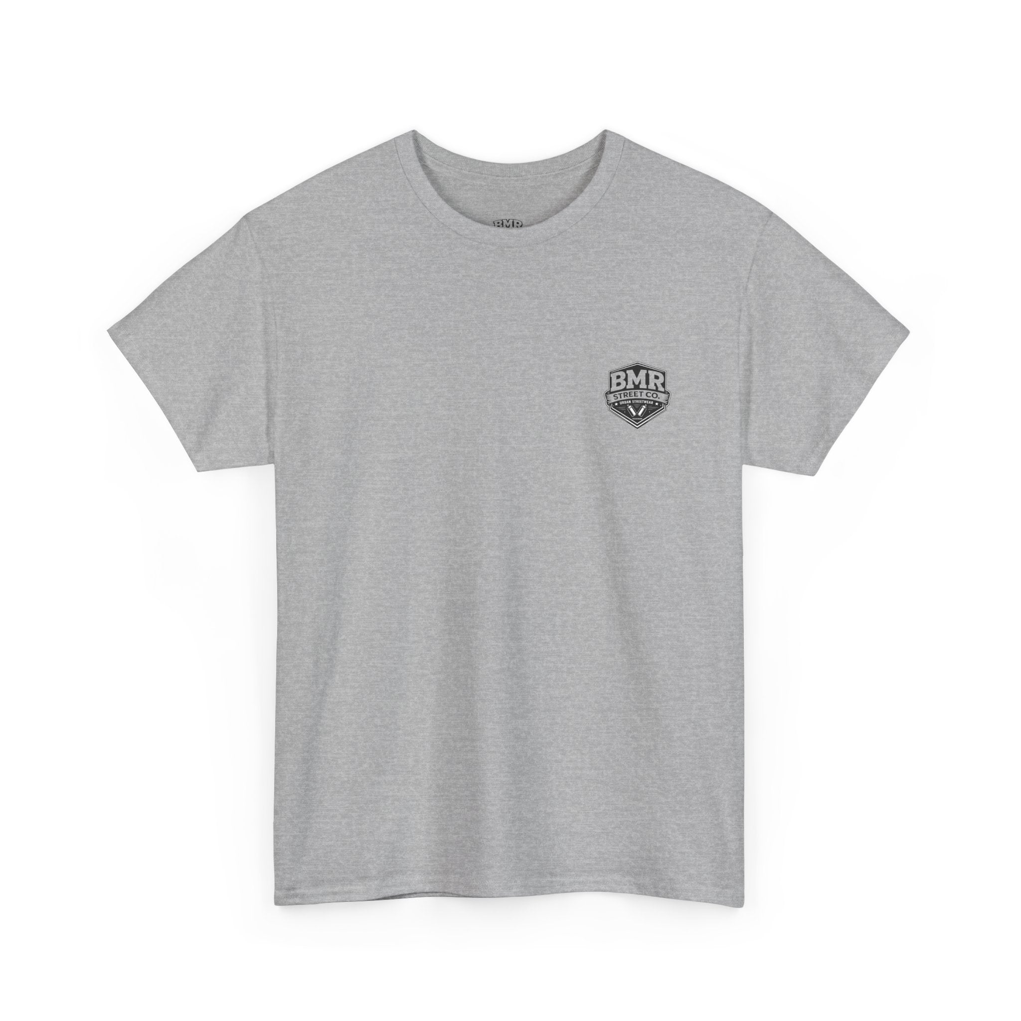 BMR Shield Logo T‑Shirt — Minimal Chest Emblem Tee