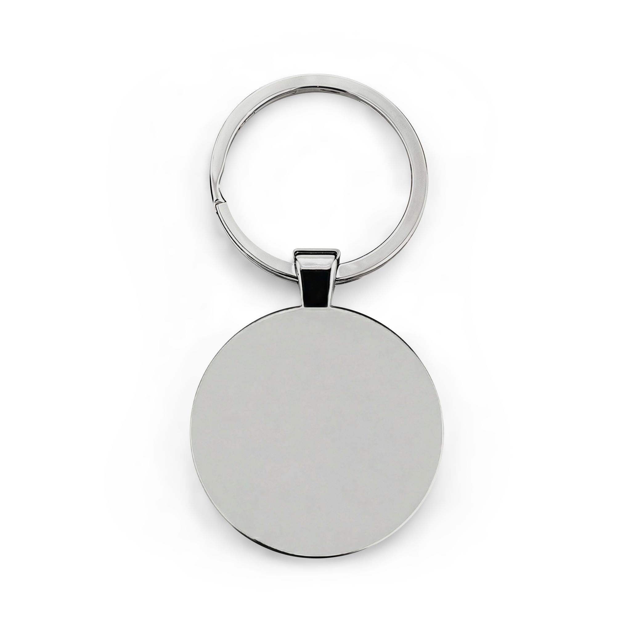 BMR Street Co. Logo Round Stainless Steel Keychain — Urban Vintage Badge Keyring