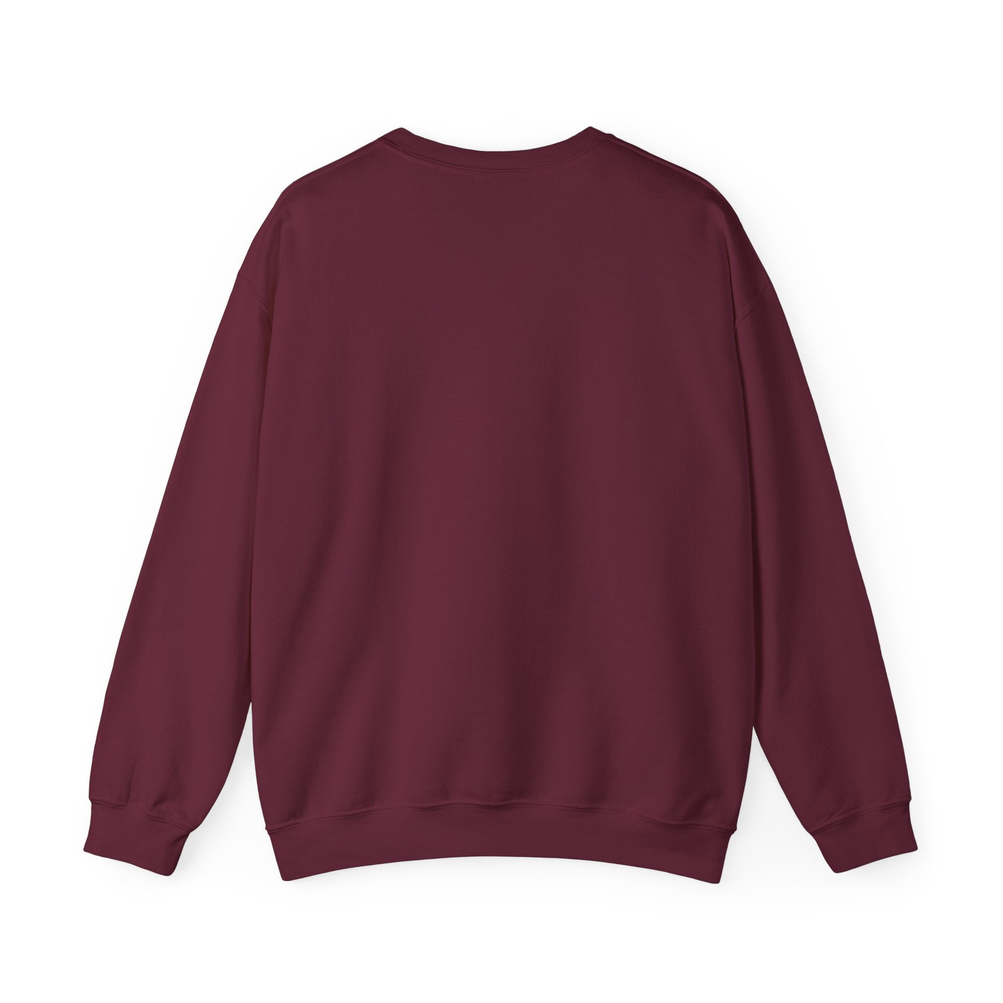 BMR Vintage Crest Crewneck Sweatshirt — White Casual Logo Pullover