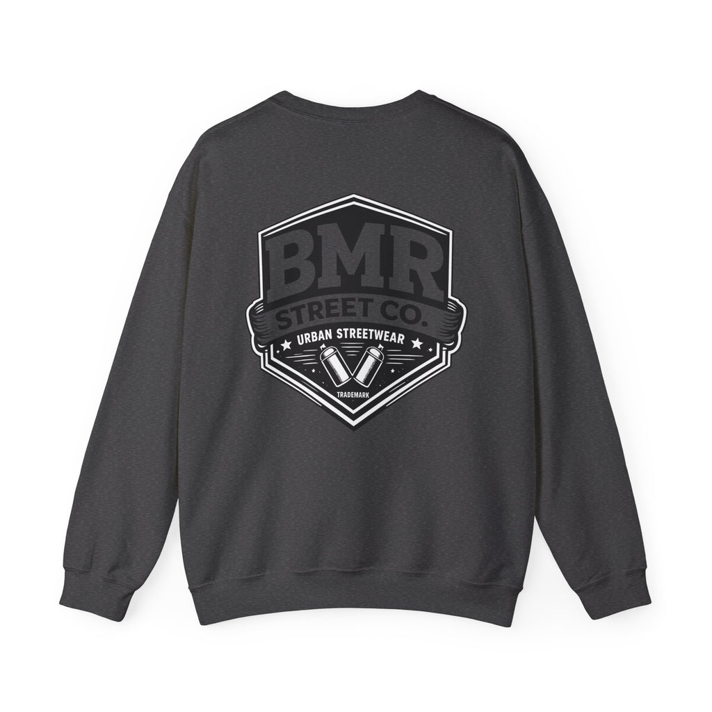 Crewneck Sweatshirt — BMR Street Co. Urban Logo Pullover