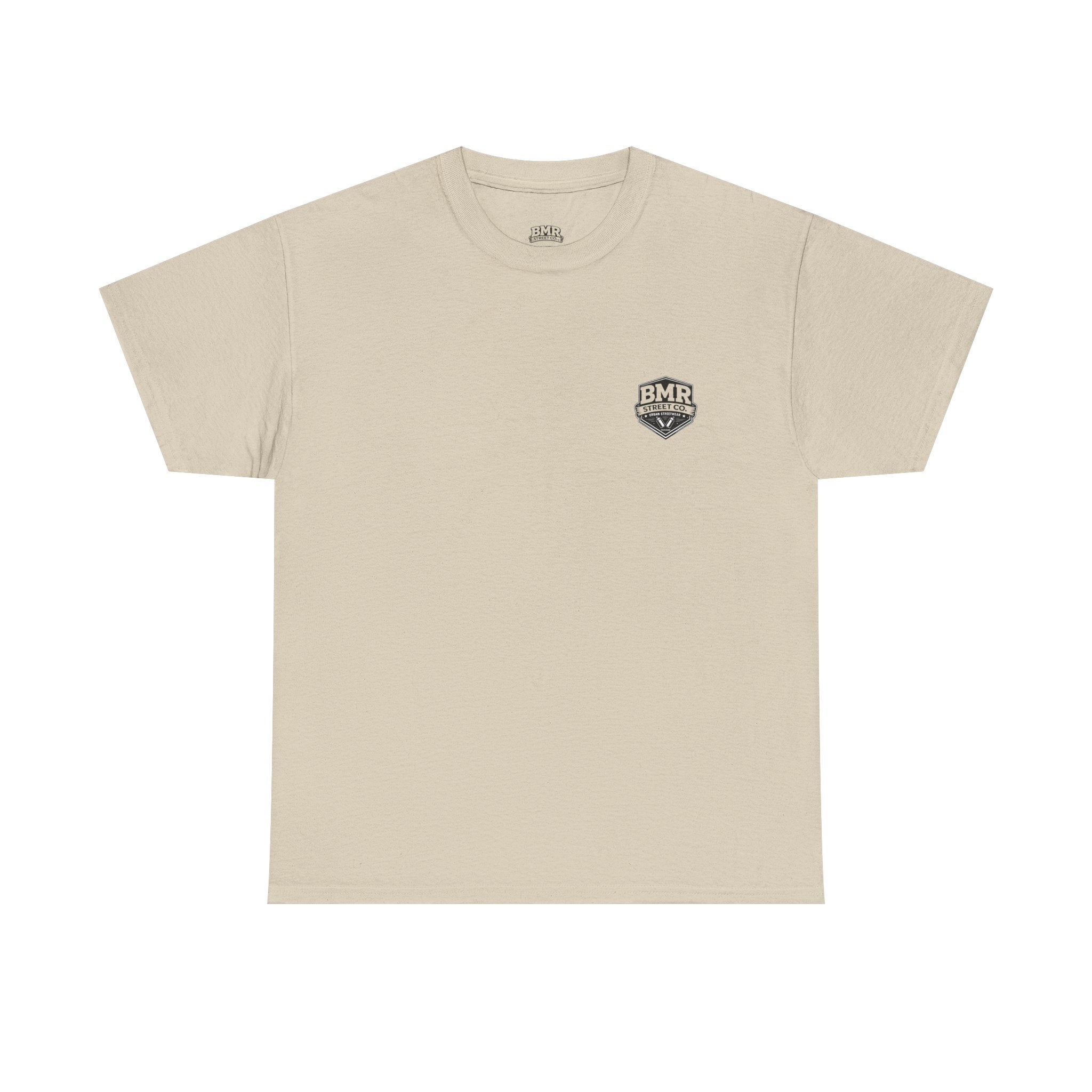 BMR Shield Logo T‑Shirt — Minimal Chest Emblem Tee